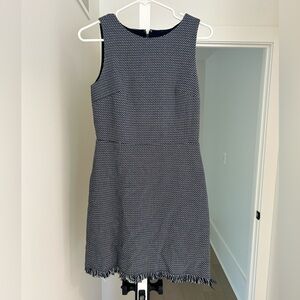 Loft sleeveless tweed dress